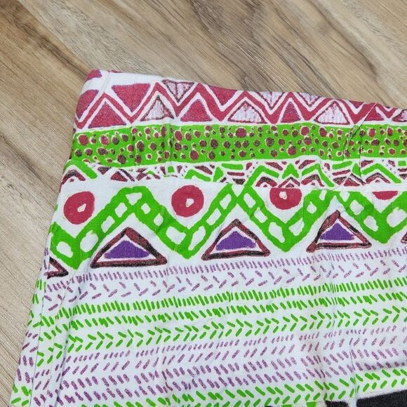 🔹️NWT Catch My I Multicolored Aztec Print Skirt XLarge - Picture 4 of 8